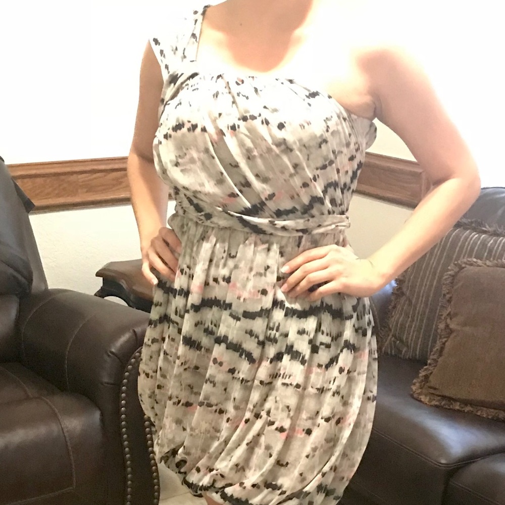 One shoulder BCBG dress